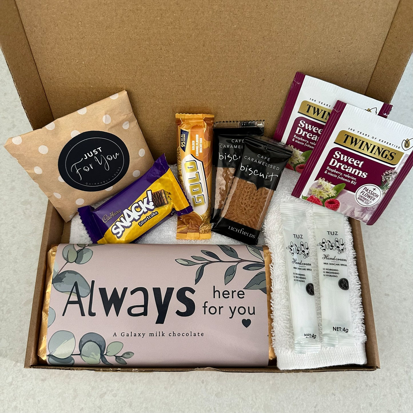 Support gift box for a friend going through hard time