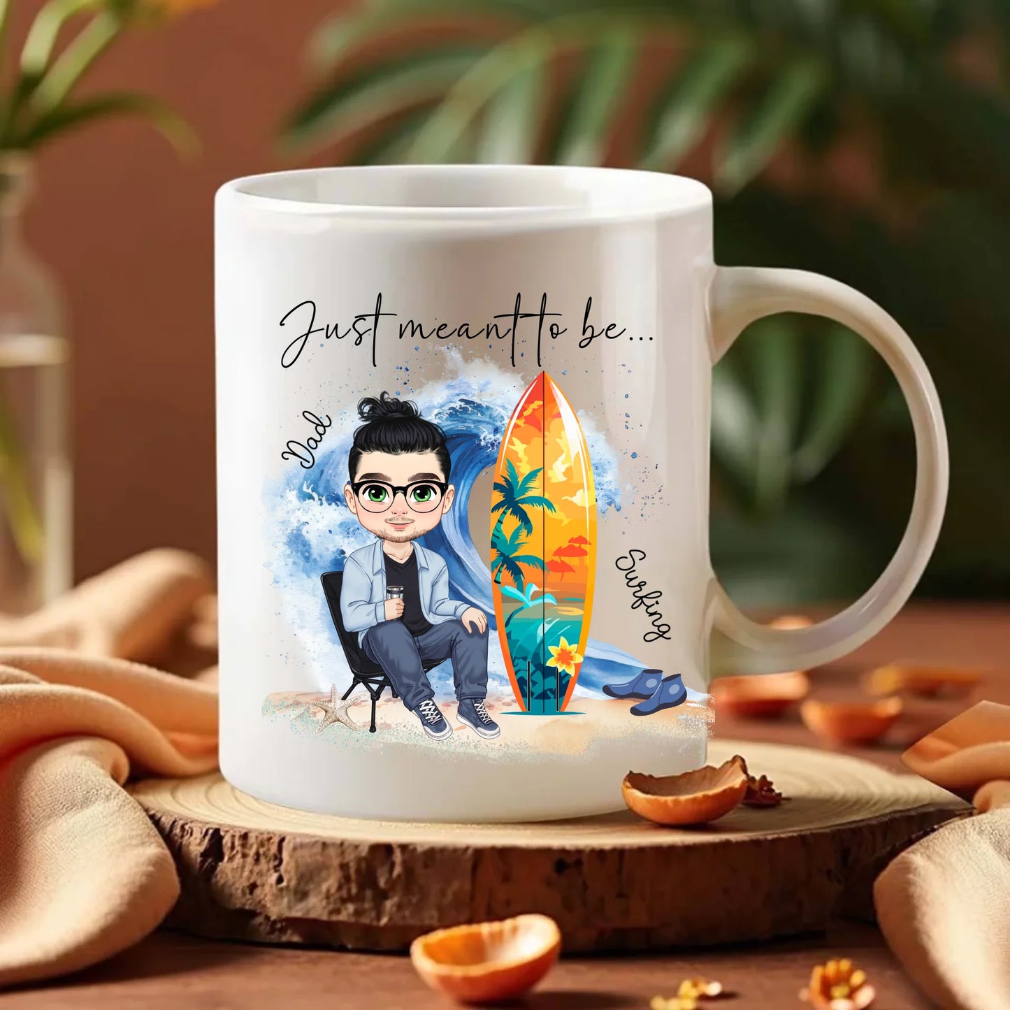Mug for surfer dad