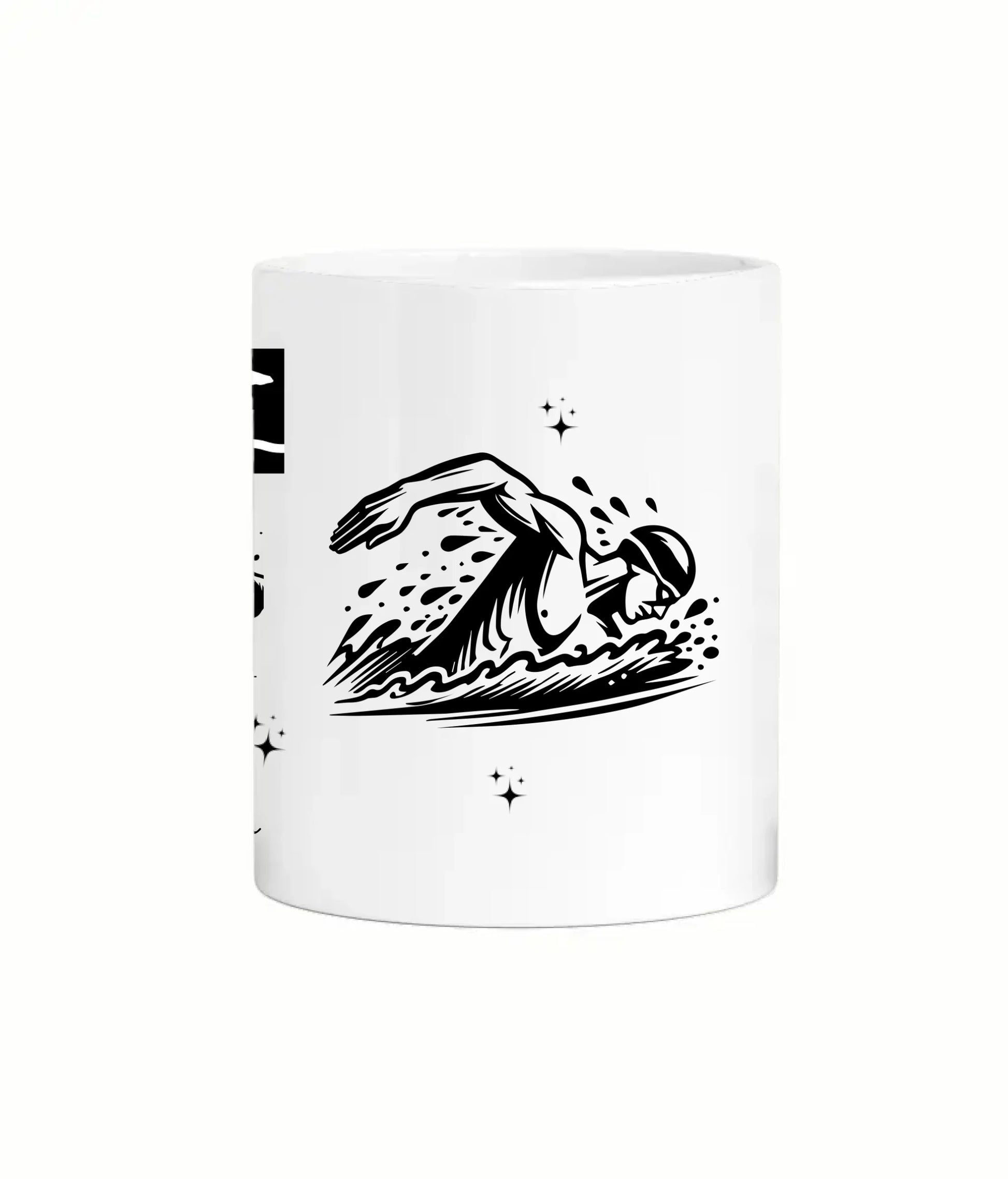 Swimming lover’s mug with personalised name option