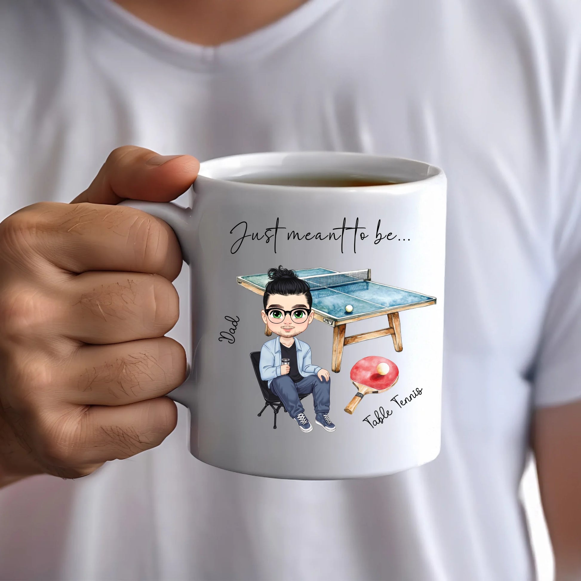 ping pong mug with custom name