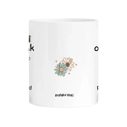 Mum’s taxi ceramic mug UK