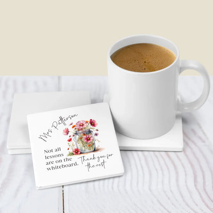 ceramic coaster for teacher gift