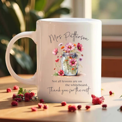 personalised name mug for teacher