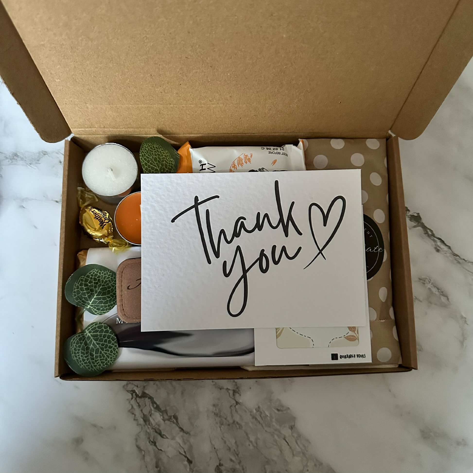 thinking of you letterbox present