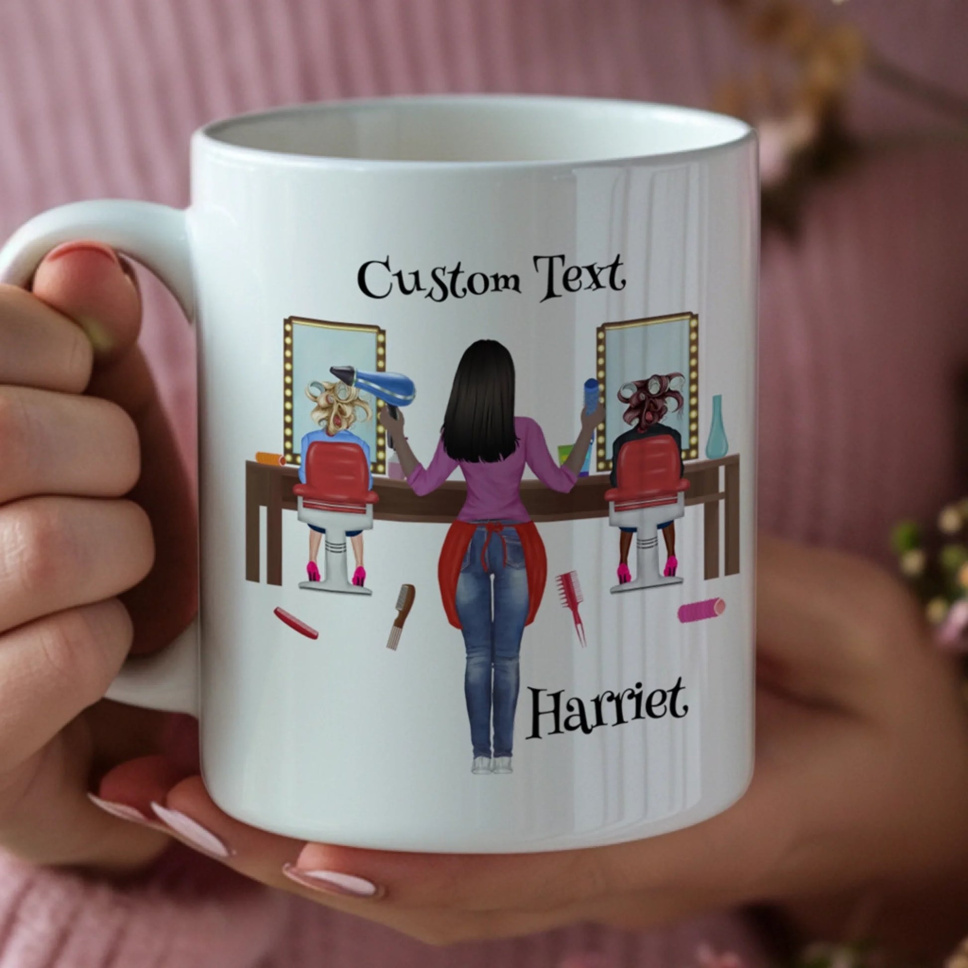 Hair salon the-boss-stylist-mug