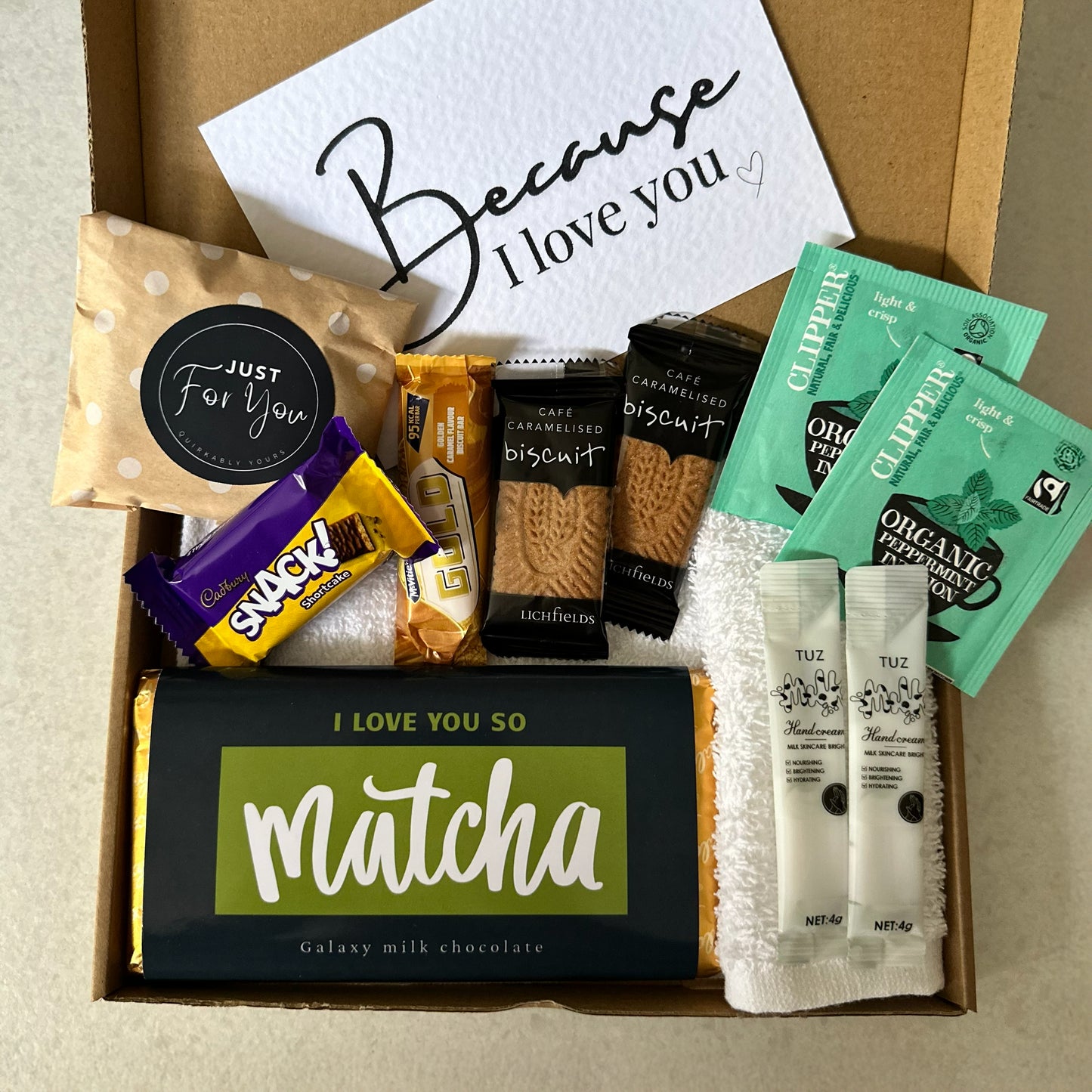 Thinking of you love gift box designed for romantic moments