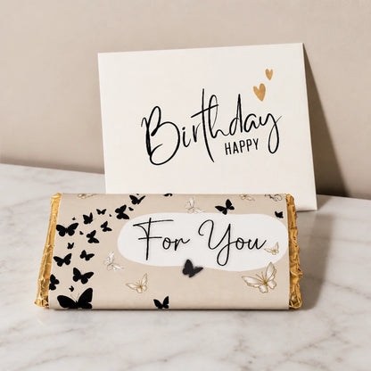 Personalised gift for a friend with delicate butterfly design