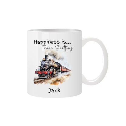 Unique train mug gift for collectors