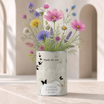 Thoughtful gift for mum with wildflower seeds to grow