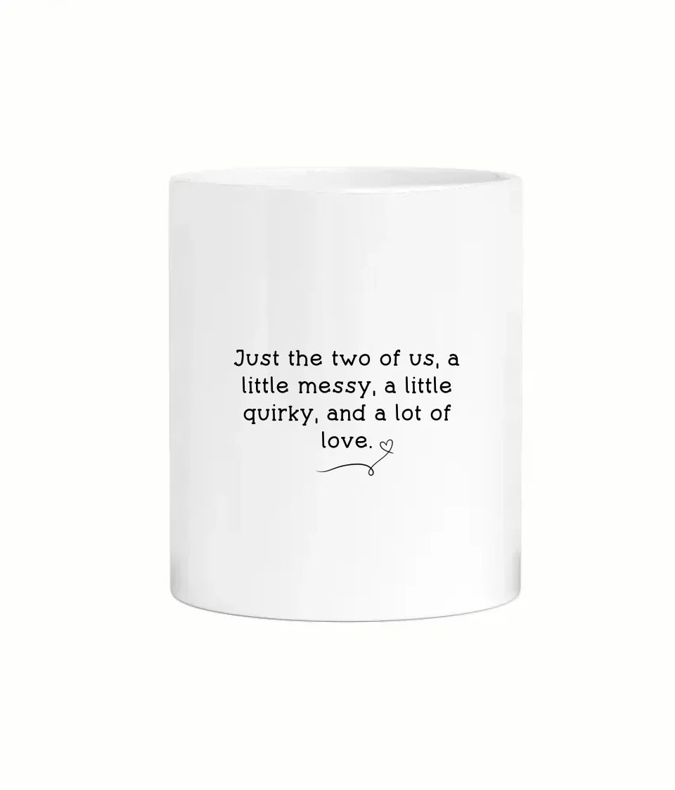 Cockerpoo illustration mug with cute message