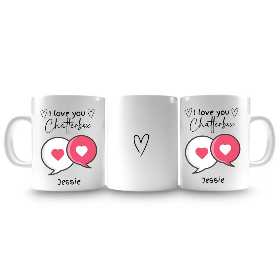 love mug for talkative lover