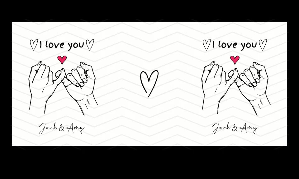 fingers entwined lovers i love you mug