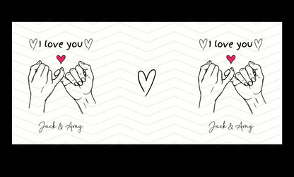 fingers entwined lovers i love you mug