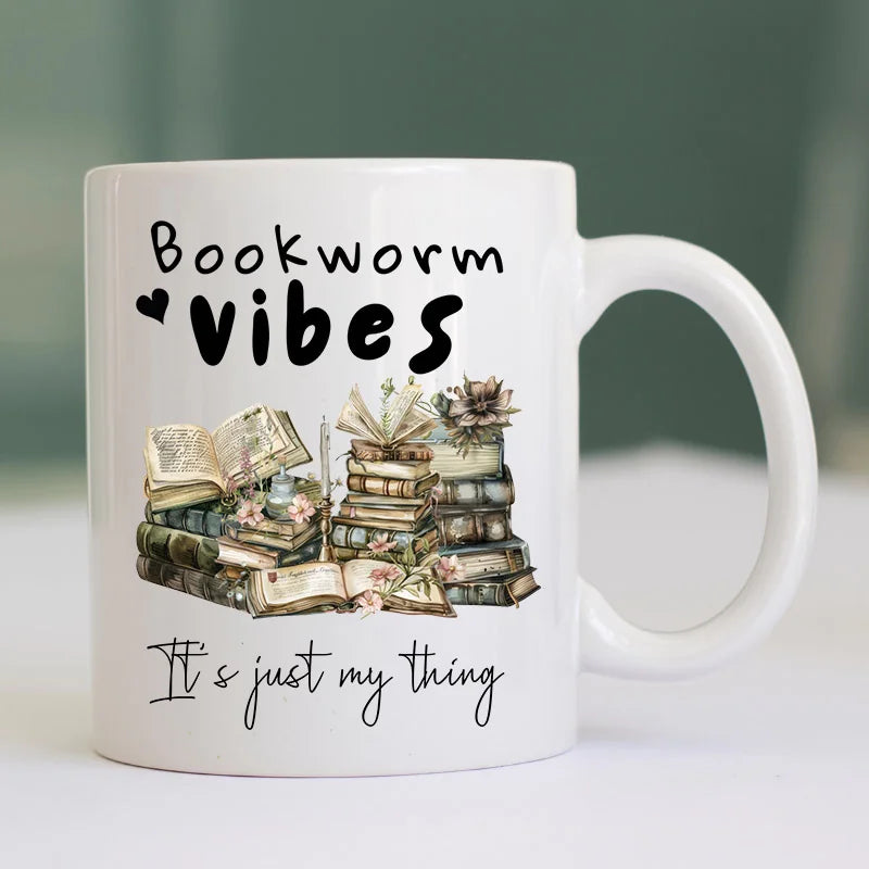 Bookworm Vibes mug