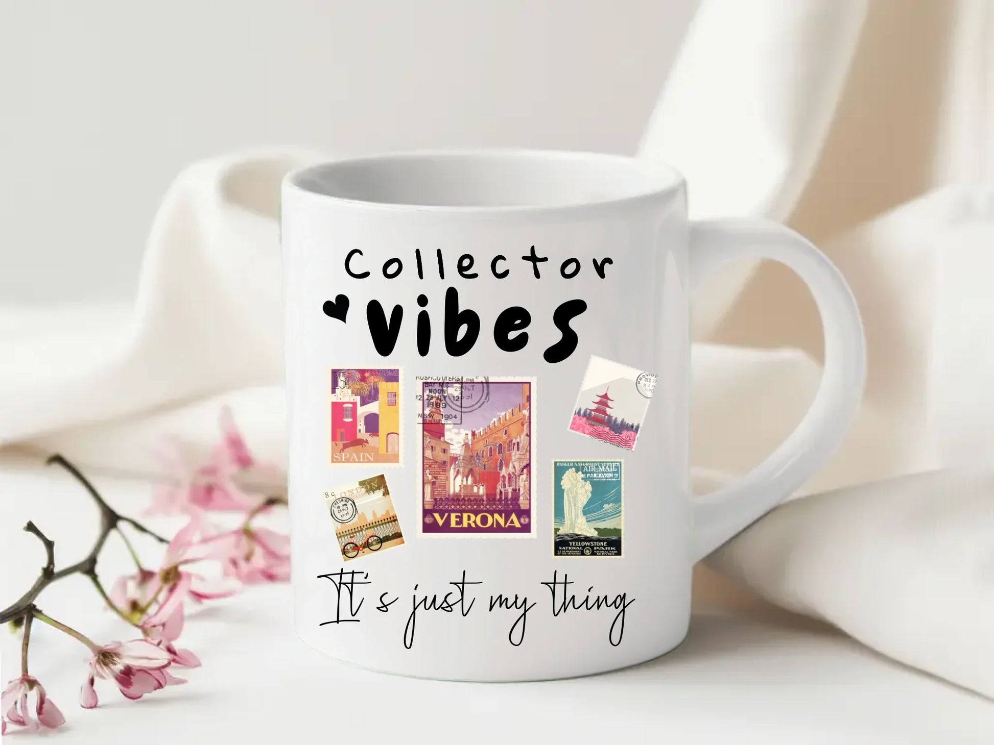 Custom Stamp Collector Mug