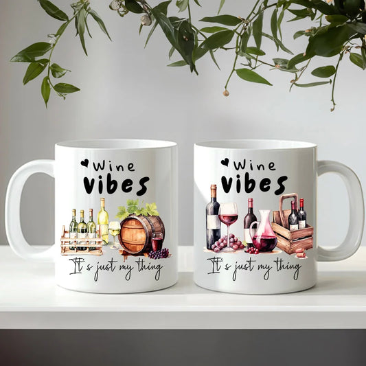 Wine lover’s personalised mug