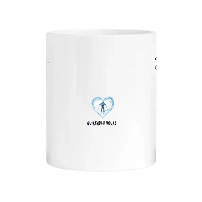 skier design mug