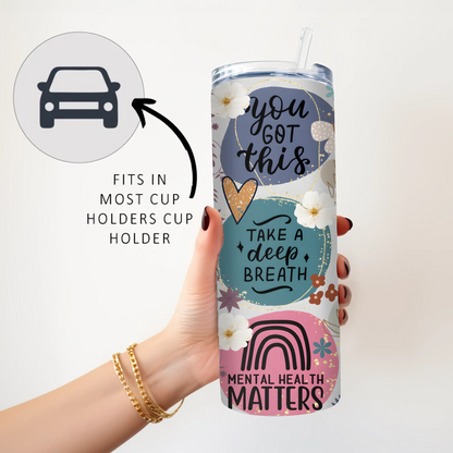 You Matter mental health insulated travel cup